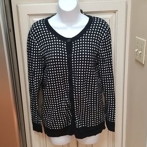Merona Black and White Sweater